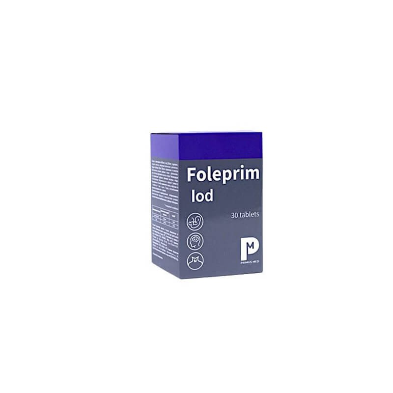 Herbs and Oils, Foleprim Iod tablets 600/200mcg x 30, Հայաստան