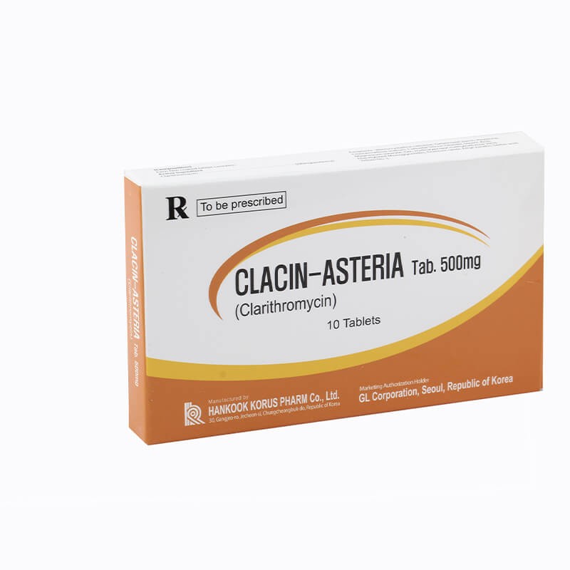 Antimicrobial drugs, Tablet «Clacin-Asteria» 500 mg, Կորեա