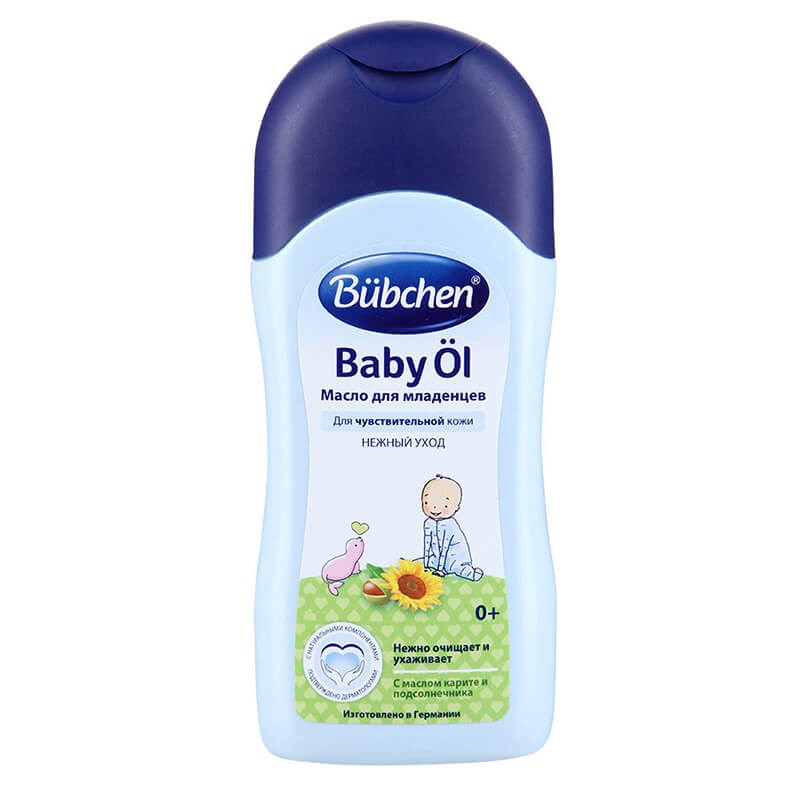 Body and hair care, Oil for babies «Bubchen» 200ml, Գերմանիա