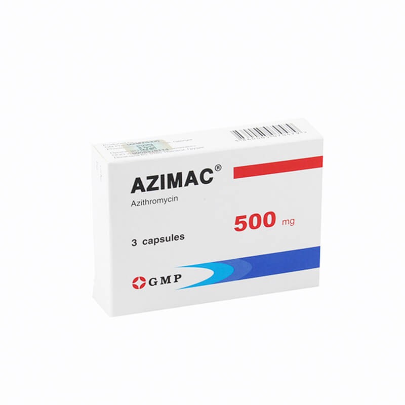 Antibiotic drugs, Capsules «Azimak» 500 mg, Վրաստան