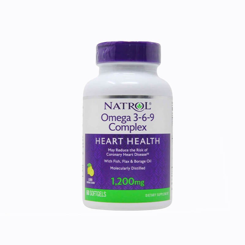 Օմեգա-3 ճարպաթթուներ, Դեղապատիճներ «Natrol Omega 3-6-9» 1200մգ, ԱՄՆ