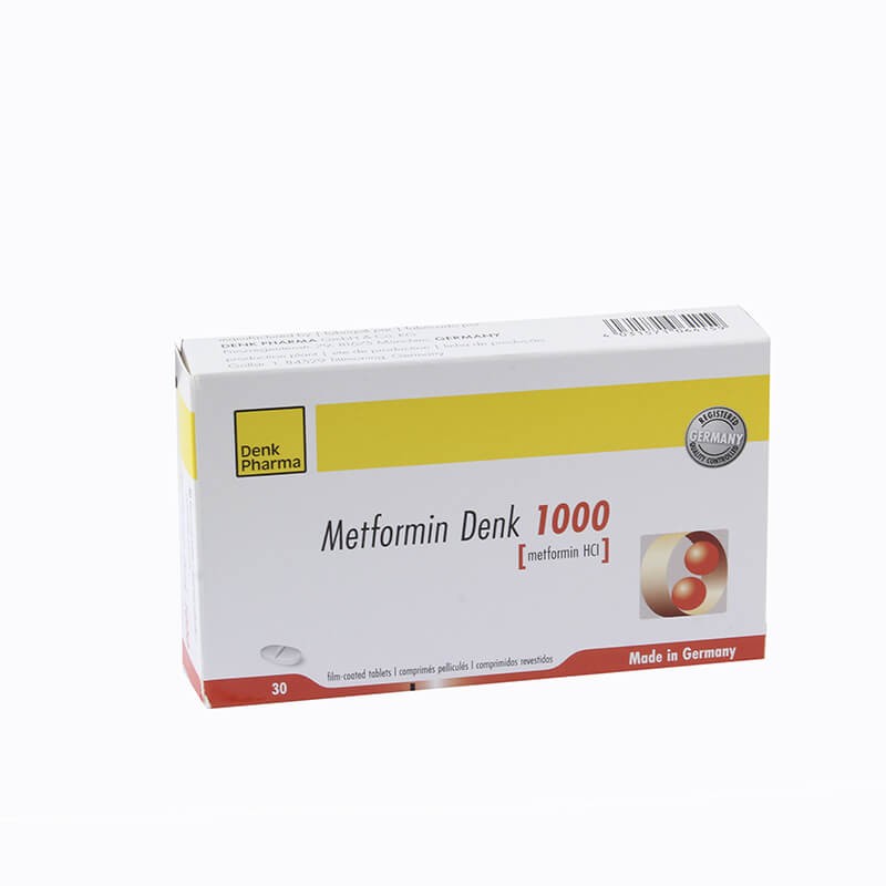 Antidiabetic drugs, Pils «Metformin Denk» 1000մգ, Գերմանիա