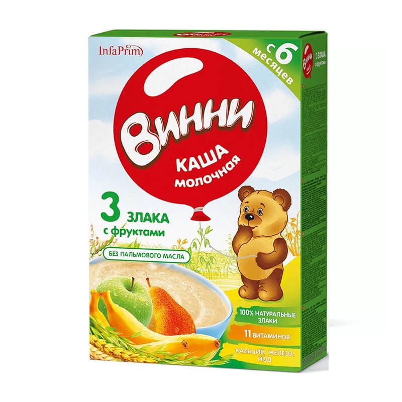 Кашы, Детская каша «Винни» 200г, Ռուսաստան