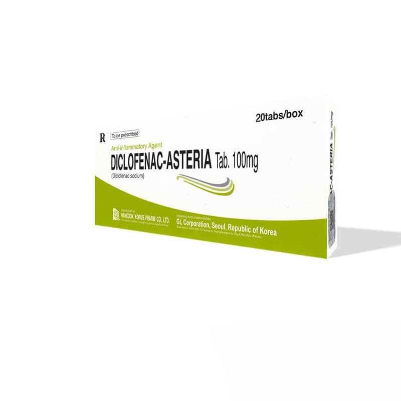 Anti-inflammatory pain relievers, Pills «Diclofenac Asteria» 100mg, Հայաստան