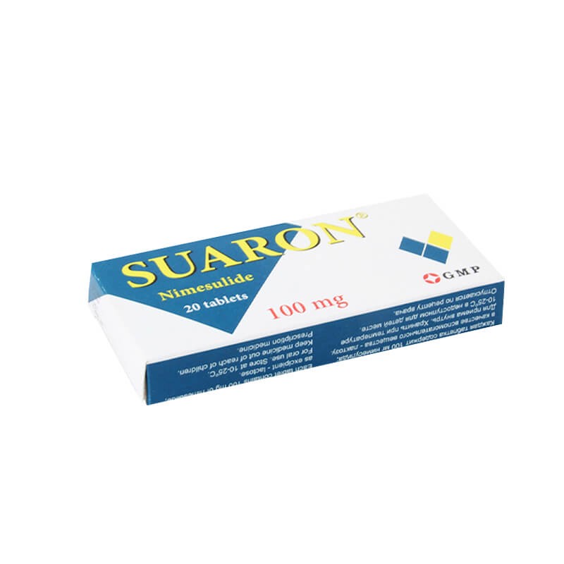 Anti-inflammatory pain relievers, Tablets «Suaron» 100 mg, Վրաստան