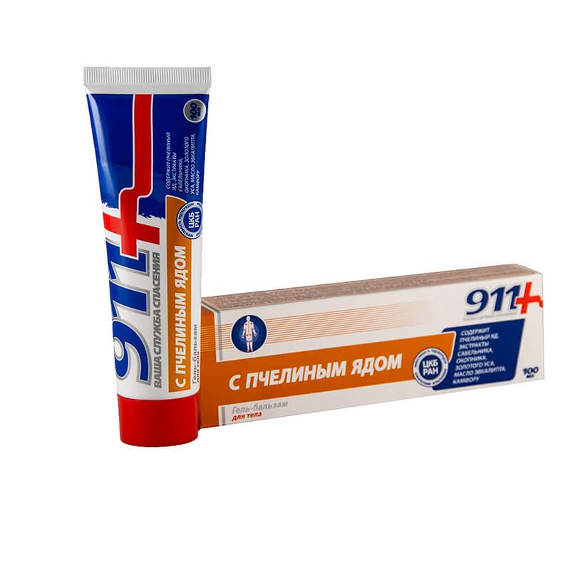 Medicines of local effect, Gel-balm «911» 100ml, Ռուսաստան