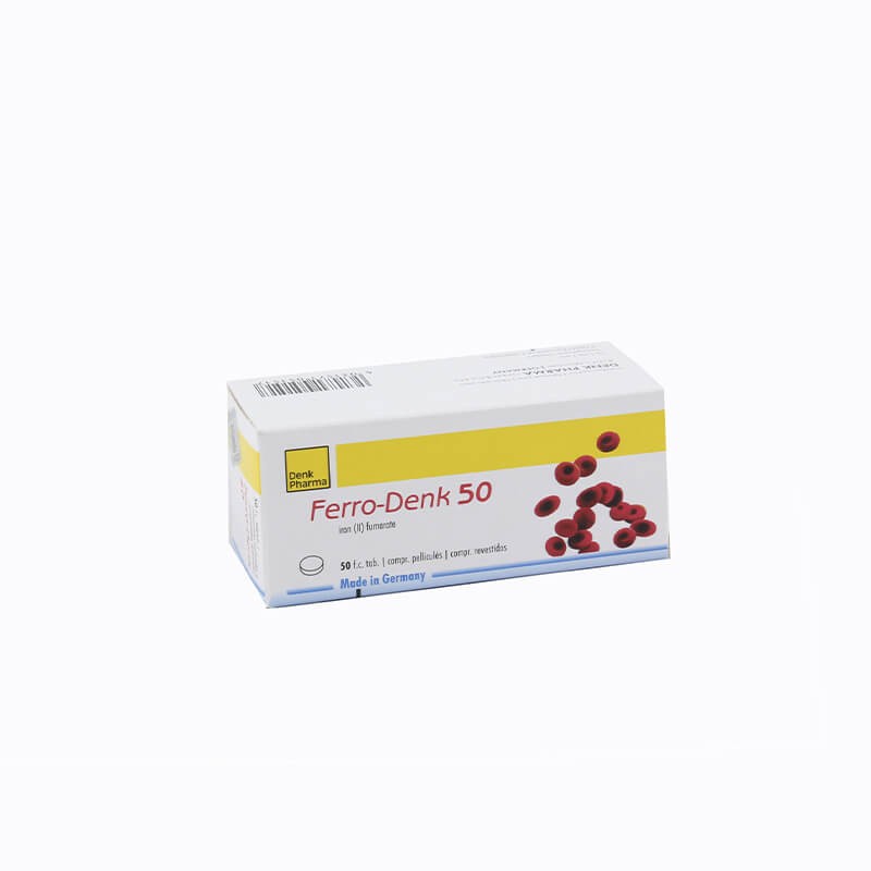 Antianemic drugs, Tablets «Ferro-Denk» 50 mg, Գերմանիա