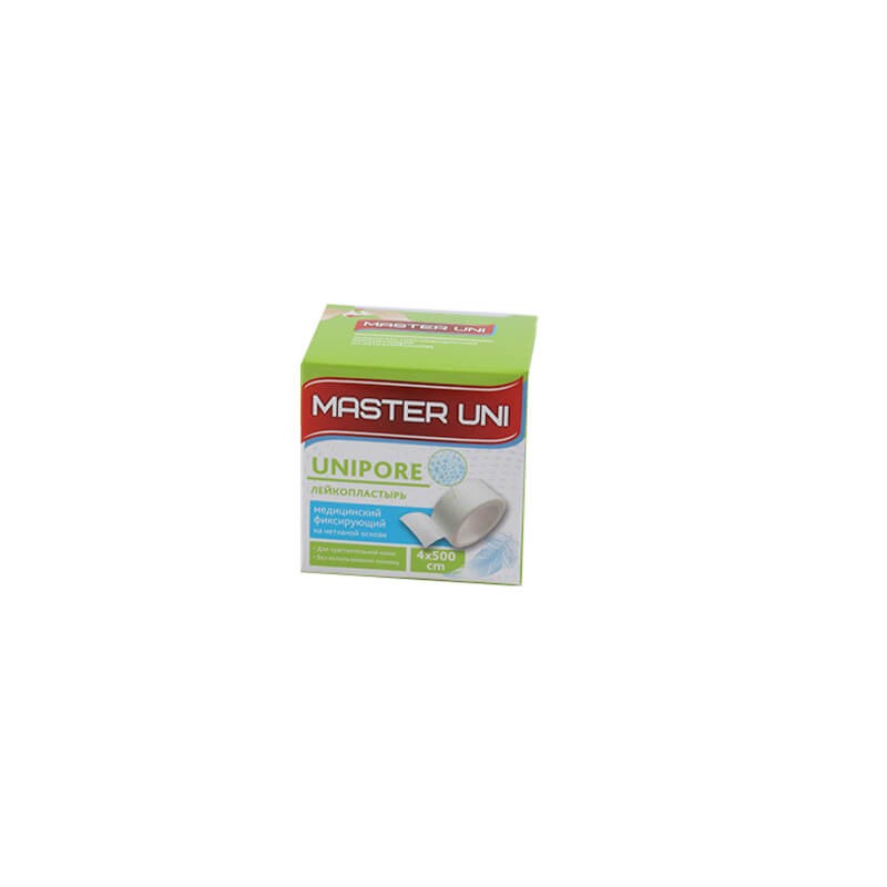 Medical plaster, Adhesive tape paper «Master Uni» 4x500cm, Ռուսաստան