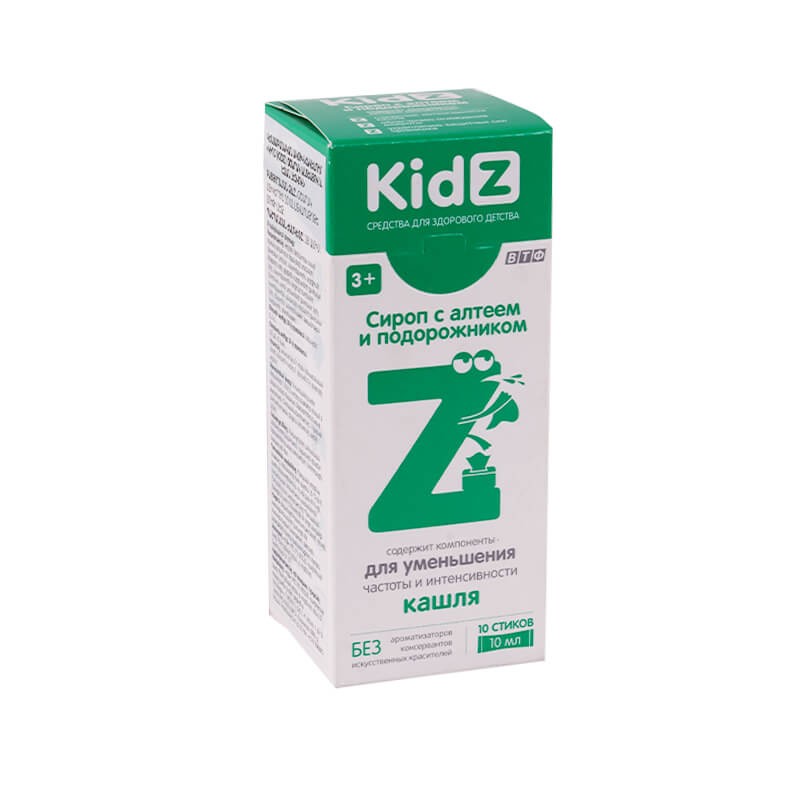 Antitussive drugs, Syrup «Kidz», Ռուսաստան