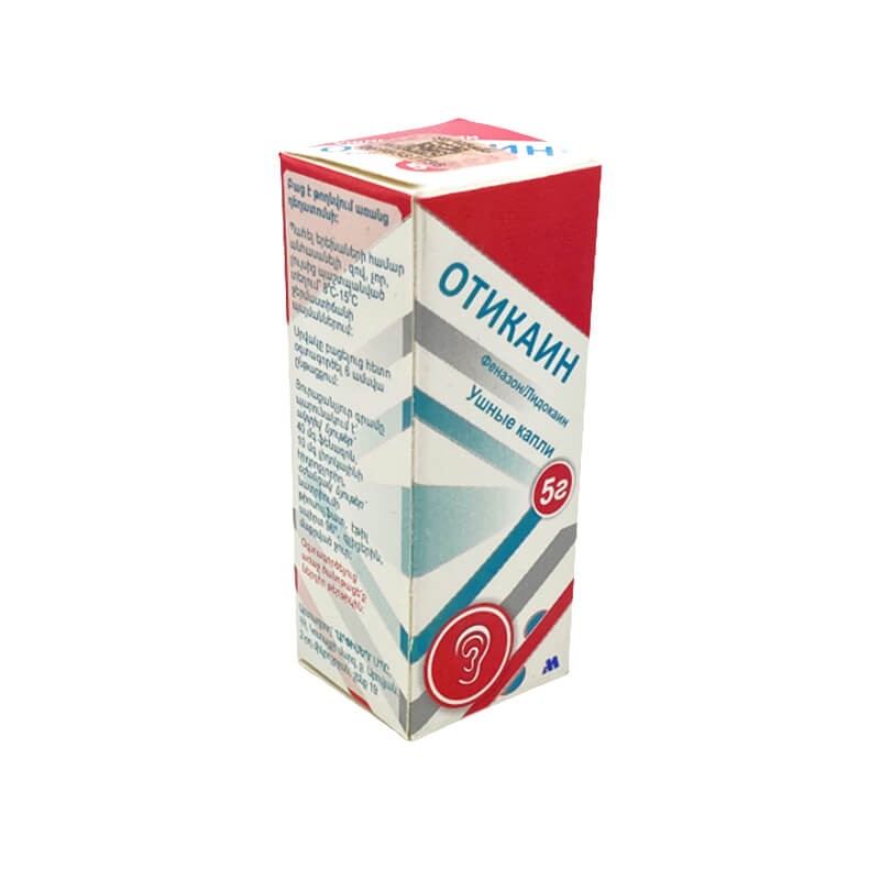 Nose throat ea, Ear drops «Otica» 5ml, Հայաստան