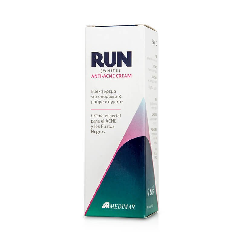 Face and body care, Anti-acne cream «Run» 50 ml, Հունաստան