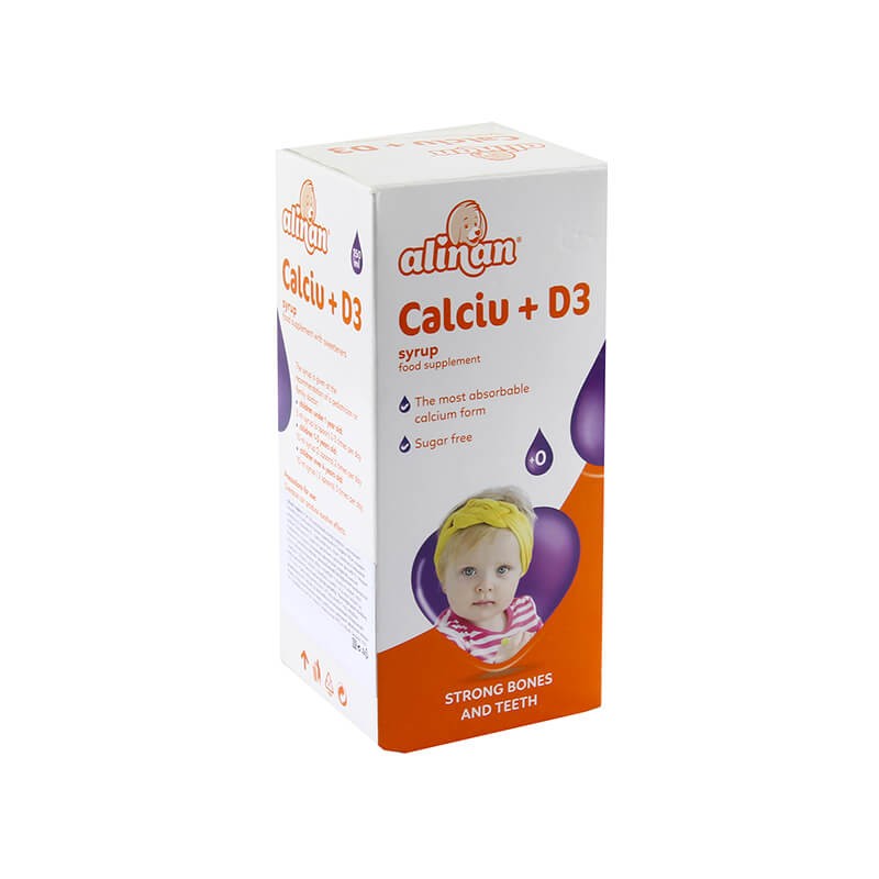 Vitamins and minerals, Vitamin syrup «Calciu+D3» 150ml, Ռումինիա