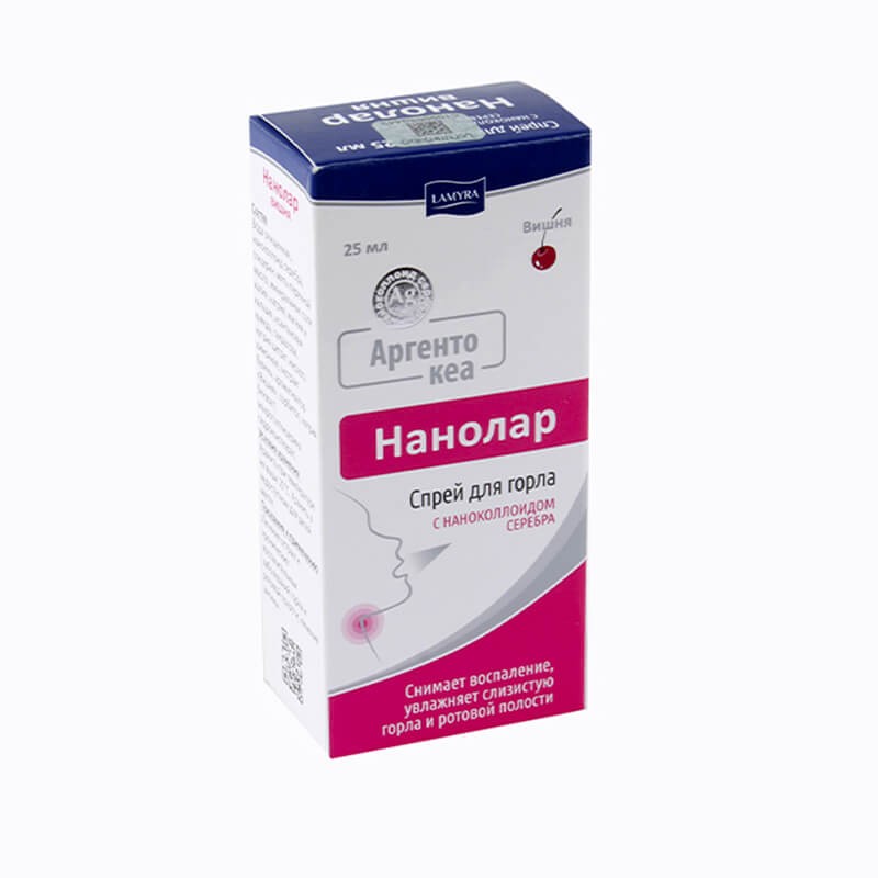 Anti-inflammatory pain relievers, Spray «Nanolar» 25ml, Բելառուս