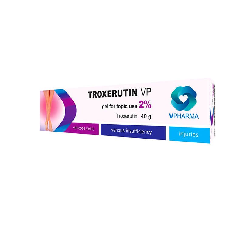 Medicines of local effect, Ointment «Trokserutin» 40g, Բուլղարիա