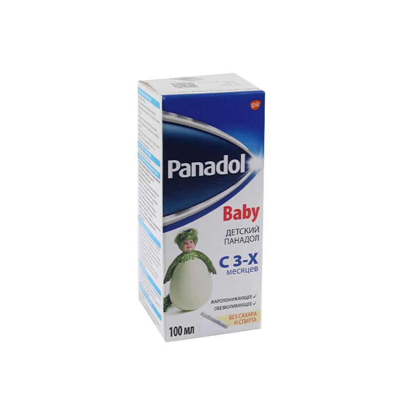 Anti-inflammatory pain relievers, Children's syrup «Panadol» 100 ml, Ֆրանսիա