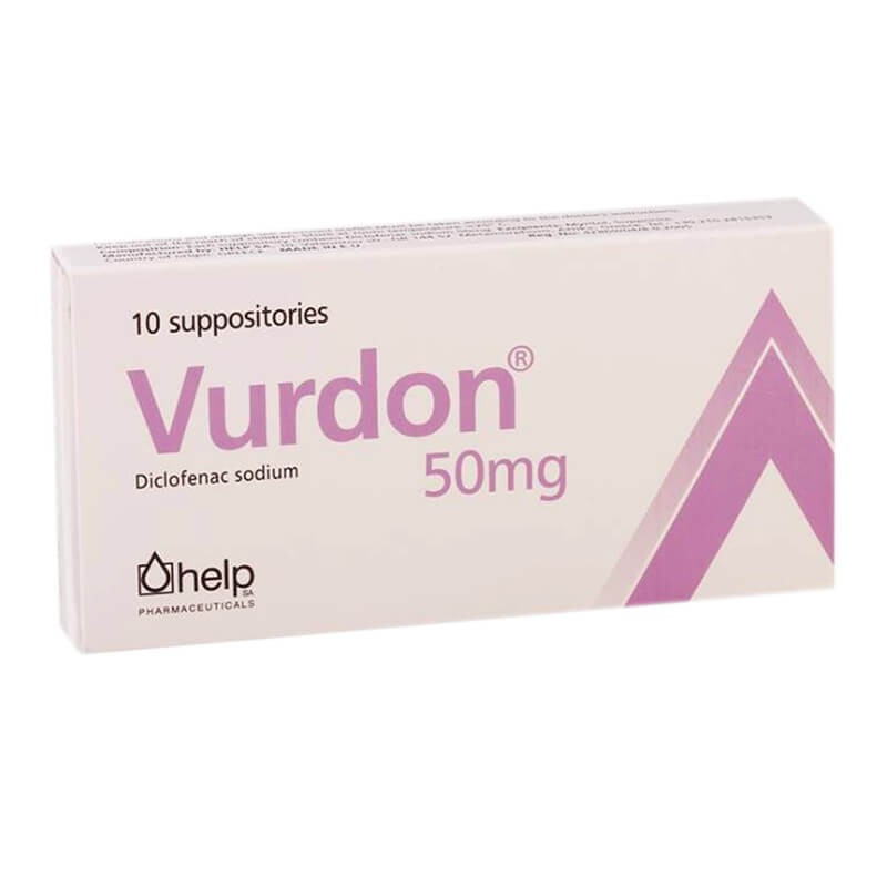 Anti-inflammatory pain relievers, Candles «"Vurdon» 50 mg, Եվրոմիություն