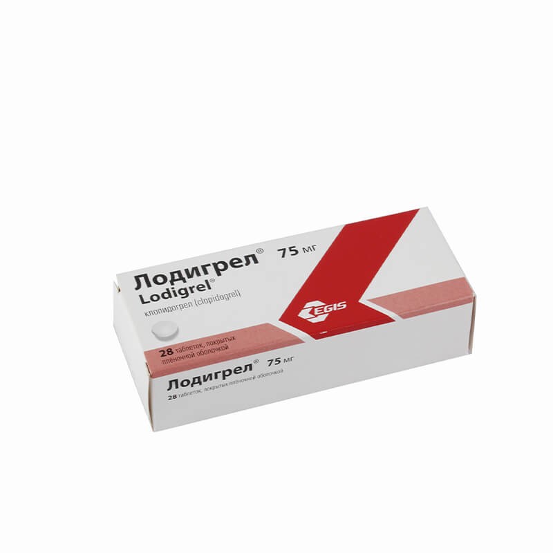 Anticoagulant drugs, Pils «Lodigrel» 75 mg, Վենգրիա