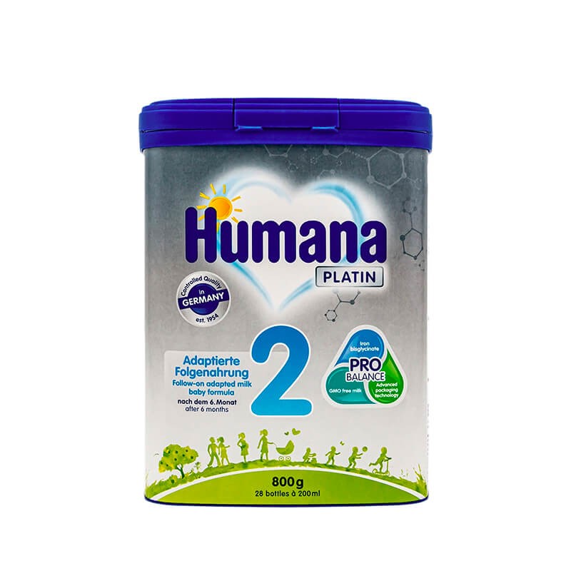 Milk mixtures, Milk mixture «Humana» platin / 2 / 800g, Գերմանիա