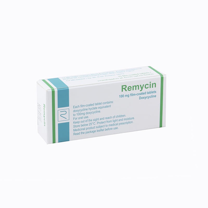 Antibiotic drugs, Tablets «Remycin» 100 mg, Կիպրոս