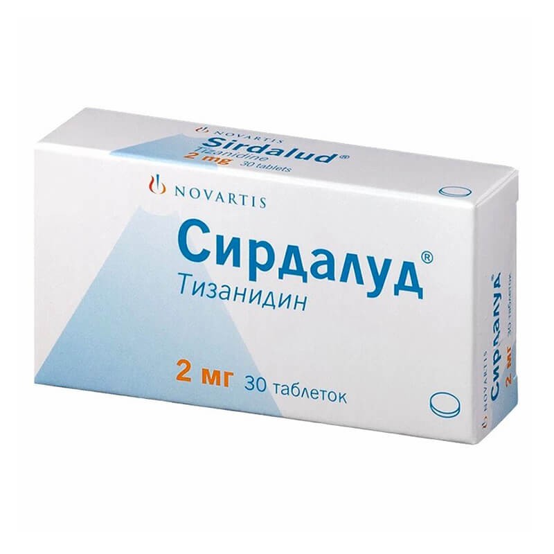 Anti-inflammatory pain relievers, Tablets «Sirdalud» 2 mg, Թուրքիա