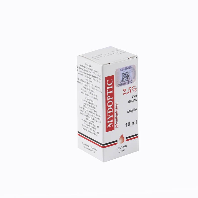 Eye drops, Eye drops «Midoptic» 10 ml, Հայաստան