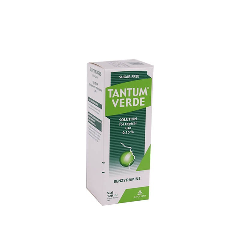 Medicines of local effect, Tantum Verde solution 0,15% 120ml, 