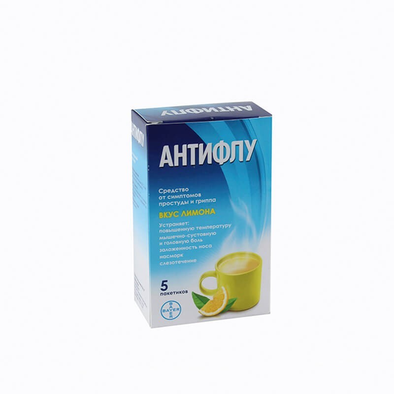 Flu and cold medicine, Powder «Antiflu», ԱՄՆ