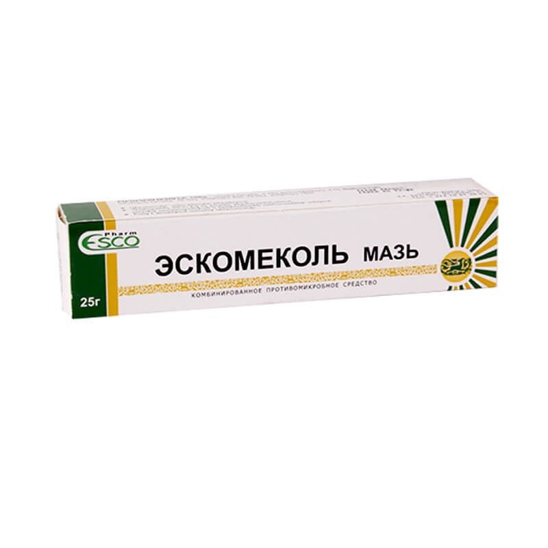 Лекарственные средства местного действия, Мазь «Эскомеколь» 25г, Հայաստան