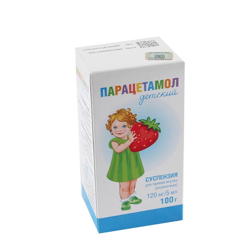 Antipyretic drugs, Syrup «Paracetamol» 120/5ml 100ml, Ռուսաստան