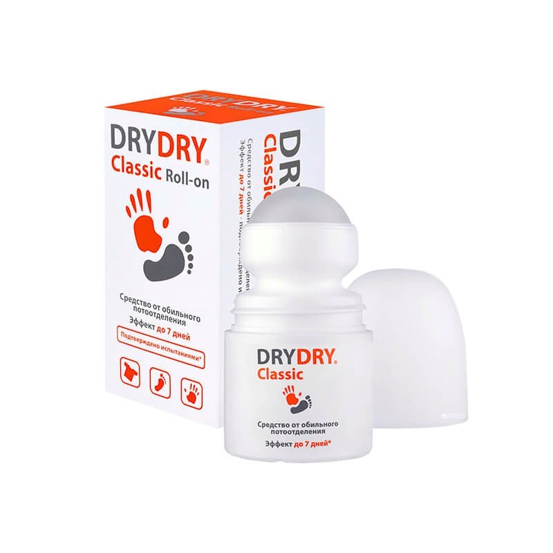 Face and body care, Body antiperspirant «Dry Dry» Classic 35ml, Շվեդիա