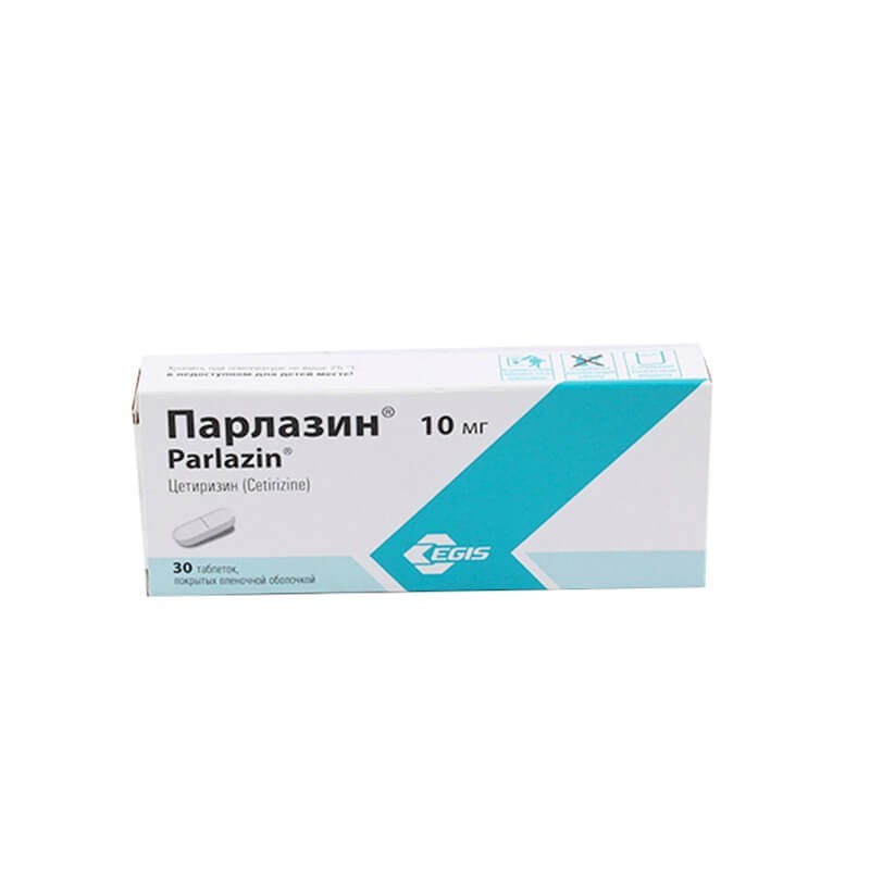 Antiallergic drugs, Pills «Parlazin» 10 mg, Վենգրիա