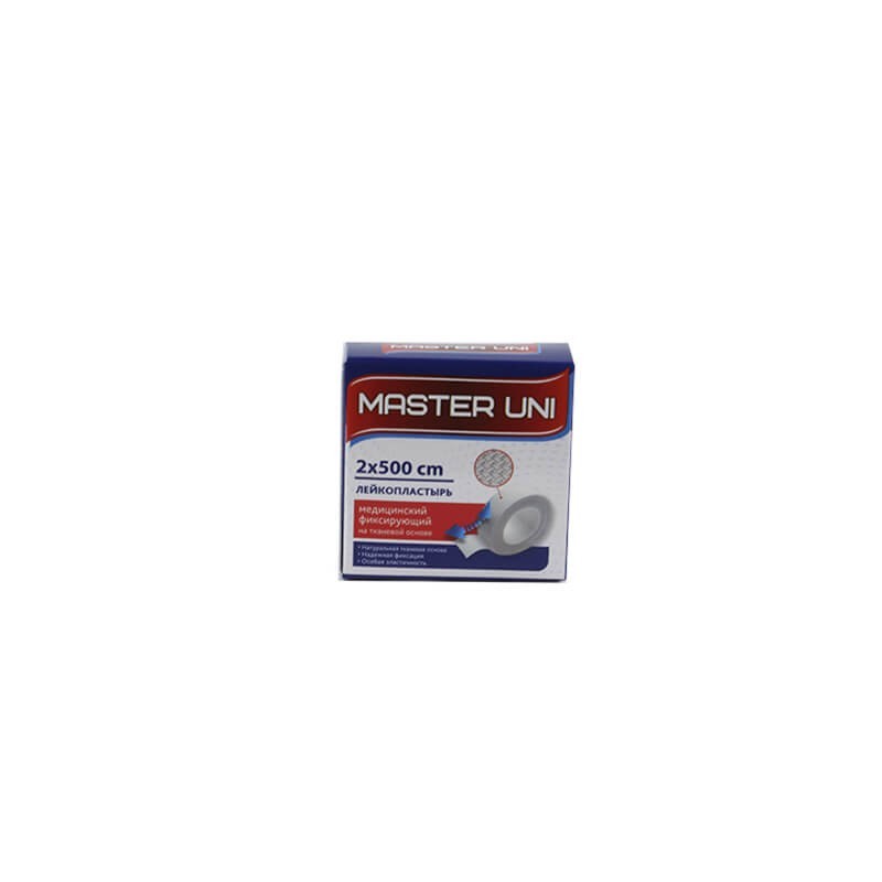 Medical plaster, Adhesive tape fabric «Master Uni» 2x500cm, Ռուսաստան