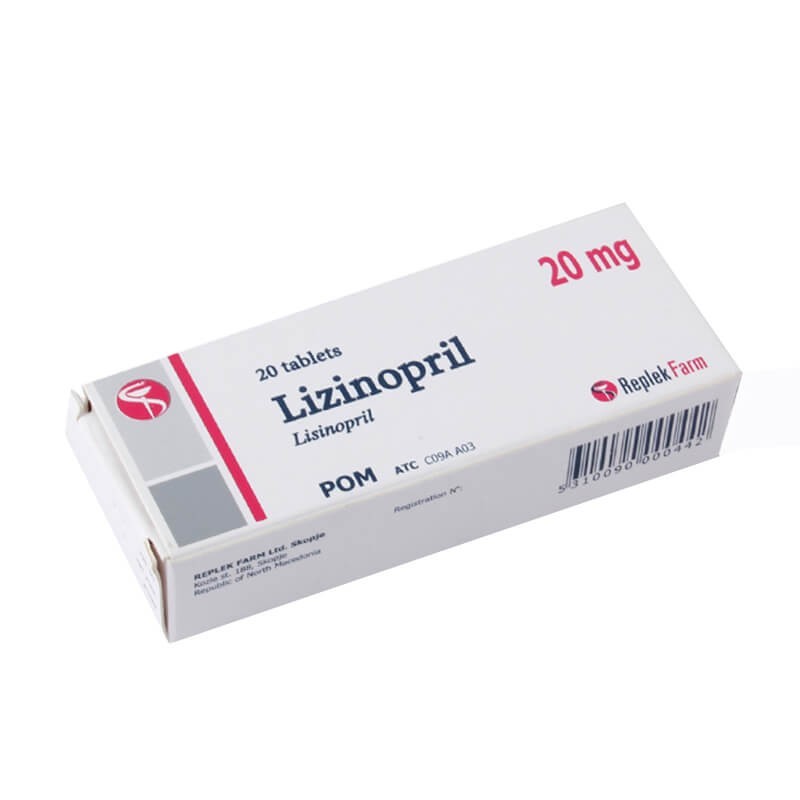 Medicines of the cardiovascular system, Tablets «Lizinopril» 20 mg, Մակեդոնիա