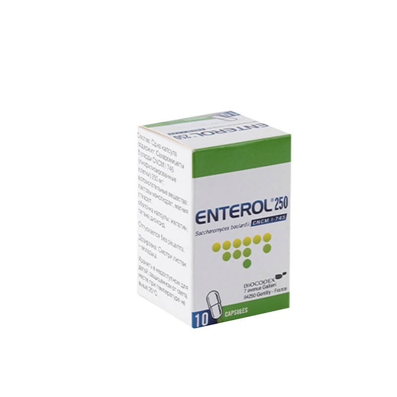 Medicines of the gastrointestinal system, Capsules «Enterol» 250mg, Ֆրանսիա