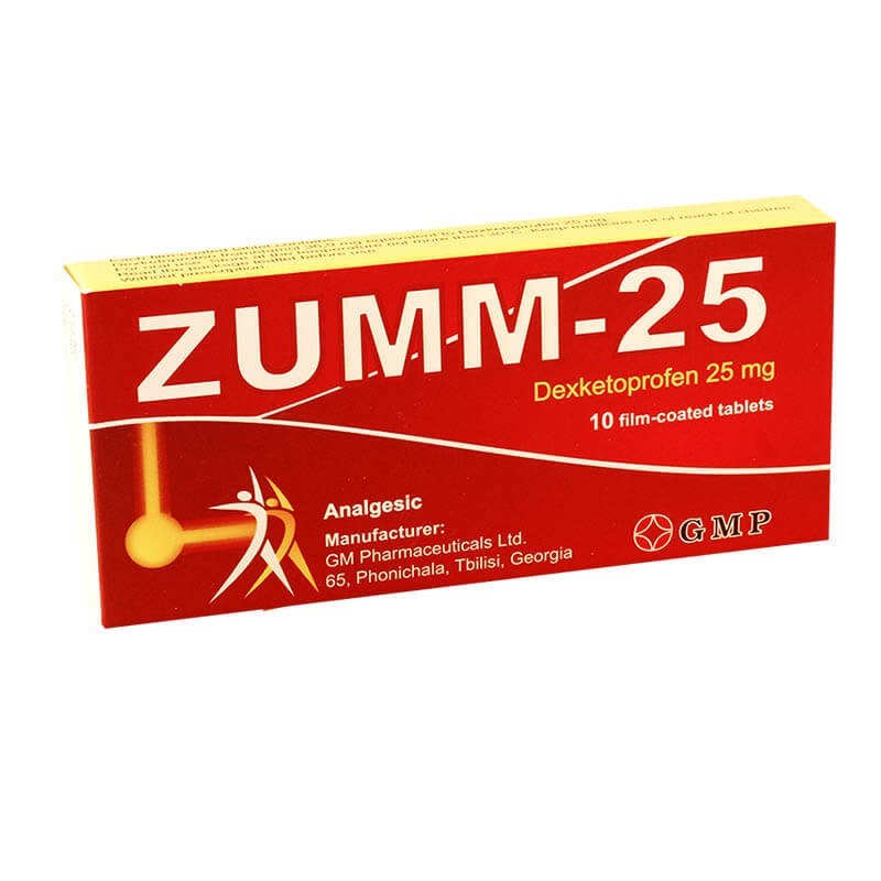 Anti-inflammatory pain relievers, Tablets «Zumm» 25 mg, Վրաստան