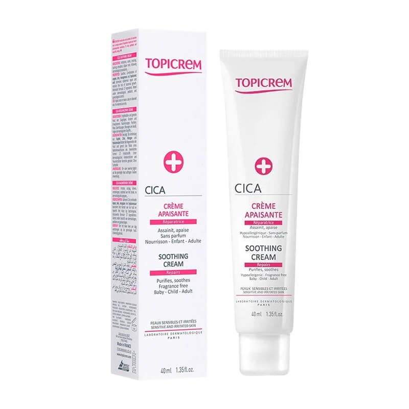 Face and body care, Cream for body and face «Topicrem» 40 ml, Ֆրանսիա