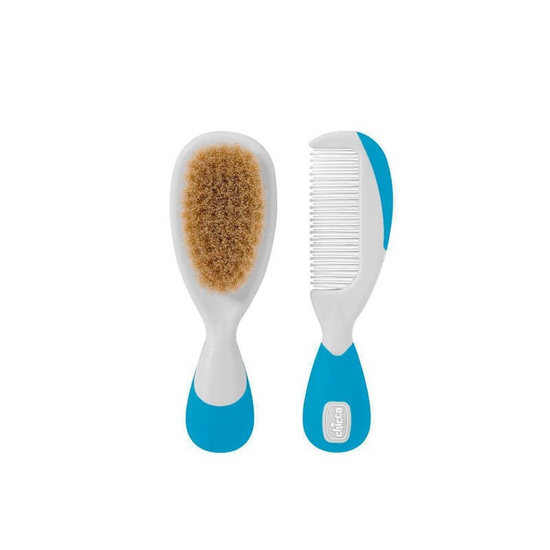 Nuk Natural bristle comb and brush ulticolored