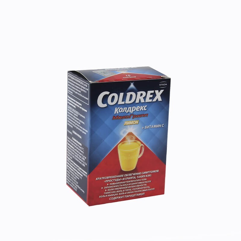Flu and cold medicine, Medicinal powder «Coldrex» 5g, Իսպանիա