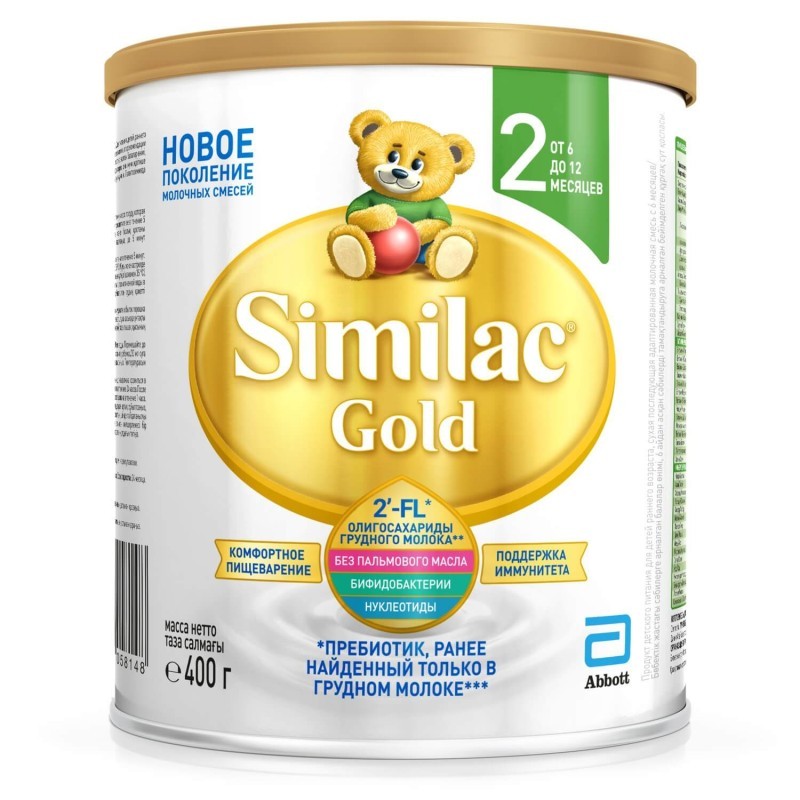 Milk mixtures, Milk mixture «Similac» Gold / 2 / 400g, Դանիա