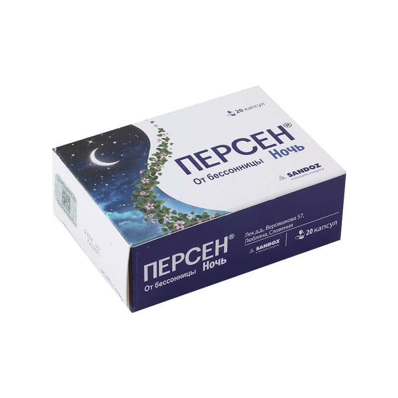 Sedative drugs, Capsules «Персен» Ночь, Սլովենիա