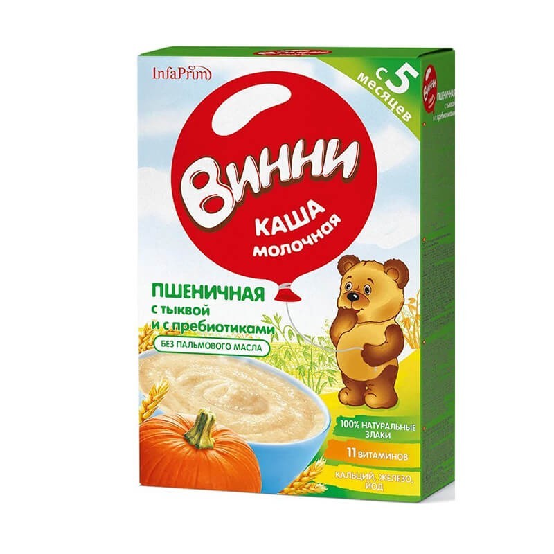 Кашы, Детская каша «Винни» 200г, Ռուսաստան