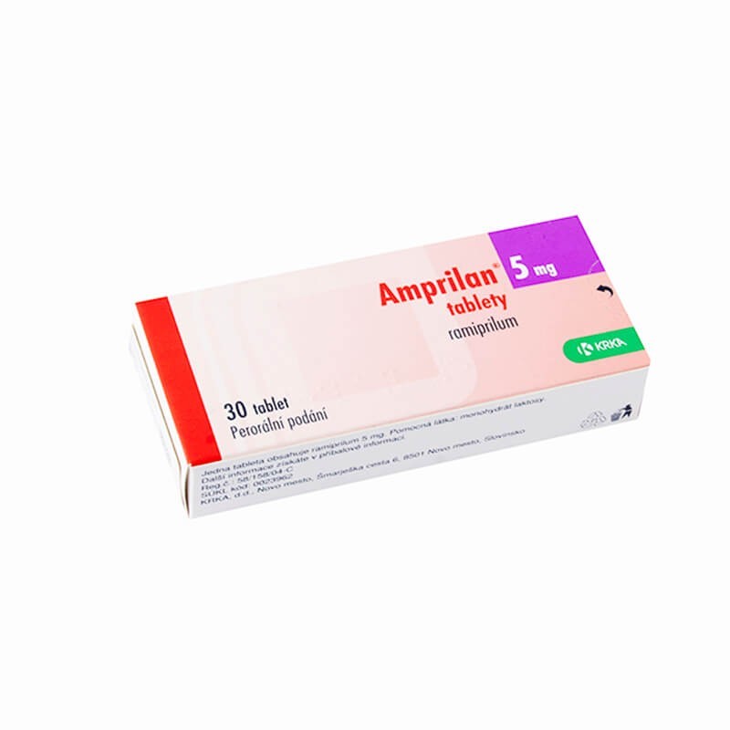 Medicines of the cardiovascular system, Pills «Amprilan» 5mg, Սլովենիա