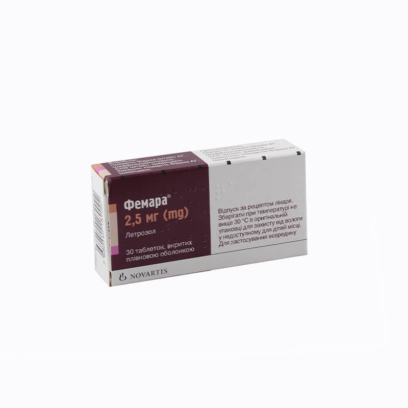 Hormonal drugs, Pills «Femara» 2.5mg, Շվեյցարիա