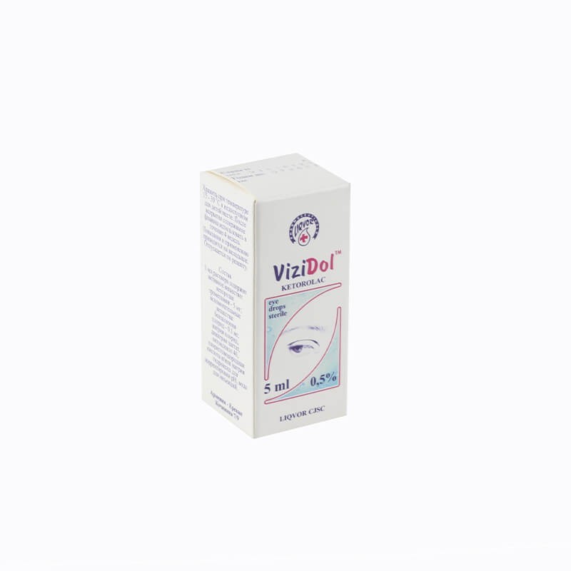 Eye drops, Eye drops «Vizidol» 0.5% 5ml, Հայաստան