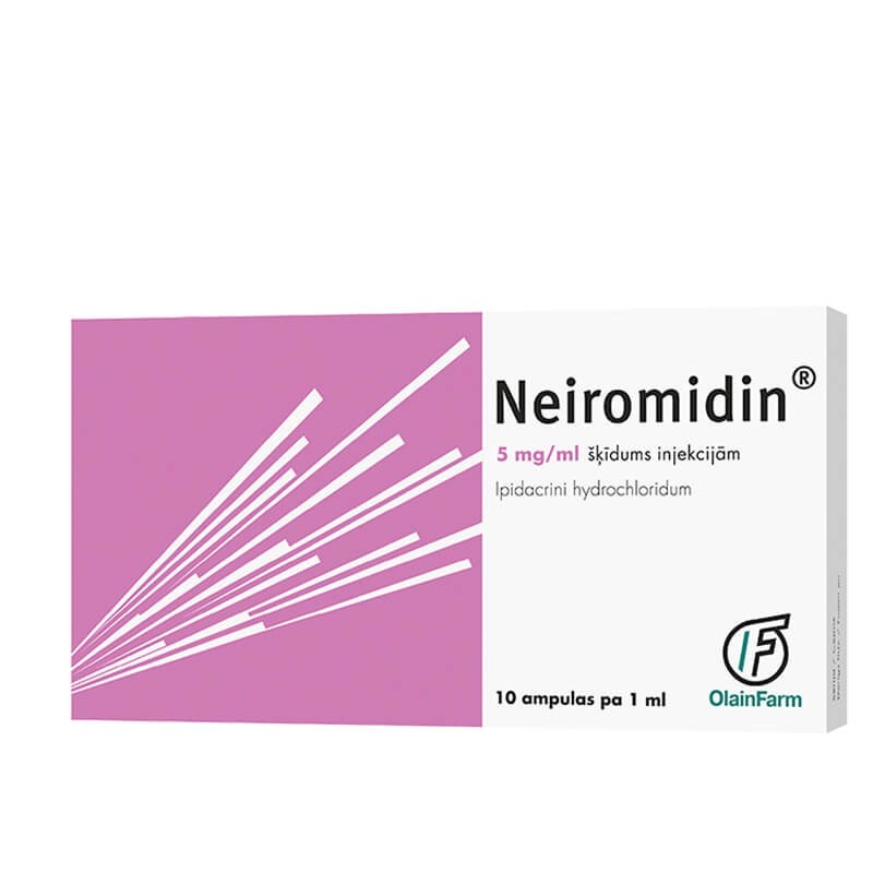 Vials, Solution for injection «Neuromidin» 1ml, Բուլղարիա