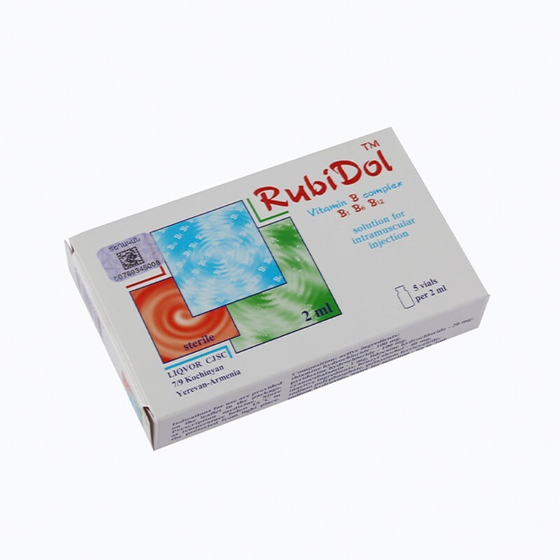 Vials, Solution for injection «Rubidol» 2ml, Հայաստան