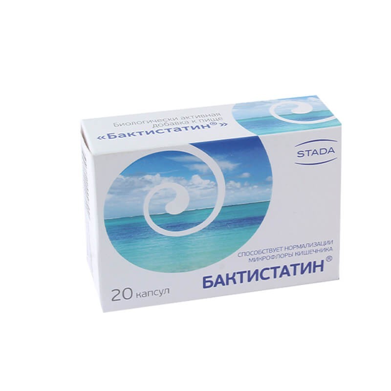 Medicines of the gastrointestinal system, Capsules «Baktistatin», Ռուսաստան