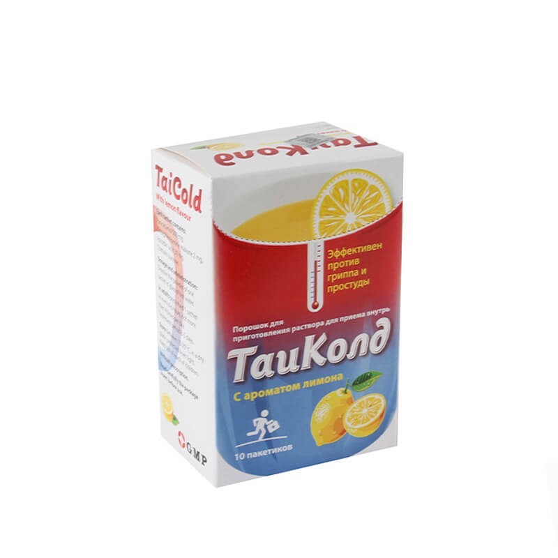 Flu and cold medicine, Drug powder «Taicold», Վրաստան