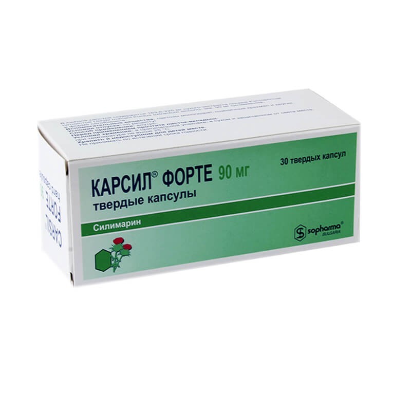 Anti-inflammatory pain relievers, Capsules «Karsil Forte» 90 mg, Բուլղարիա