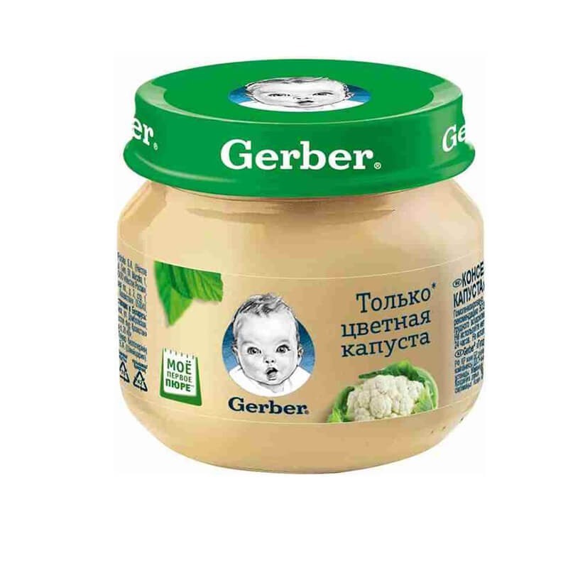 Purees, Vegetable puree «Gerber» 80g, Լեհաստան